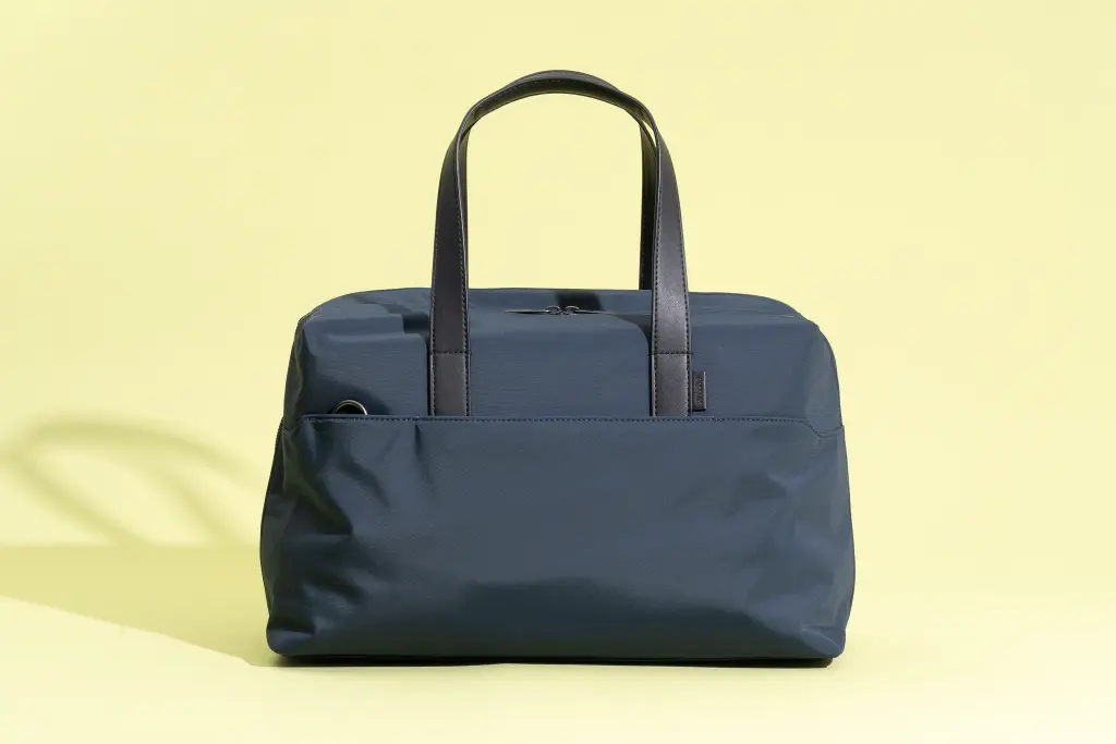 stylish handbag on a chair