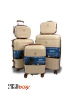 AYLA Shine CH3 Beige Edition – 5 Piece Luggage Set