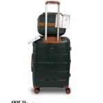 AYLA Shine CH3 – 5 Piece Luggage Set (Dark Green Edition)