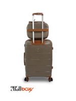 AYLA Shine CH3 – 5 Piece Luggage Set (Taupe Edition) - Image 2