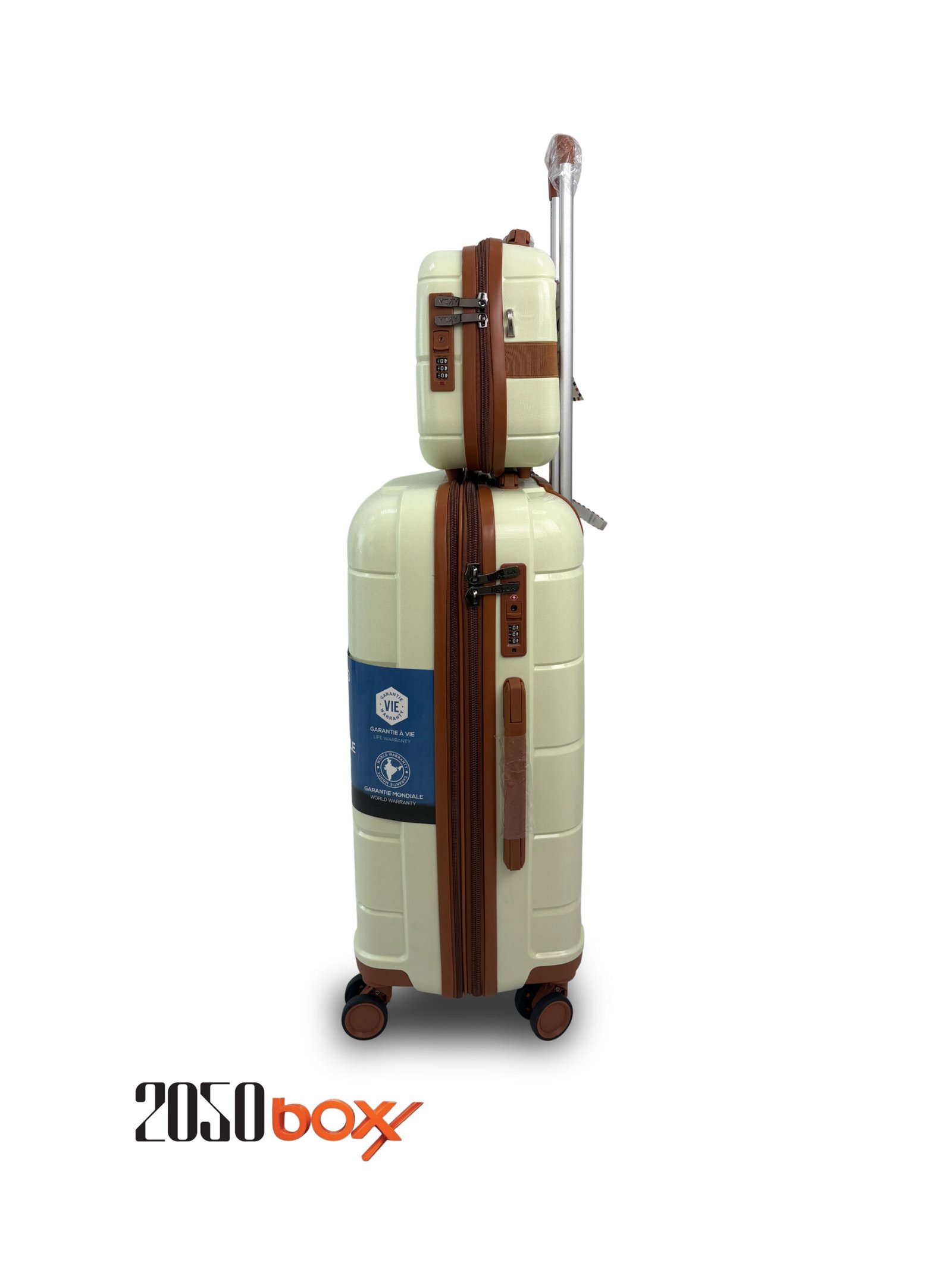 5-1 AYLA Shine CH3 – 5 Piece Luggage Set (Ivory Edition) - Image 2