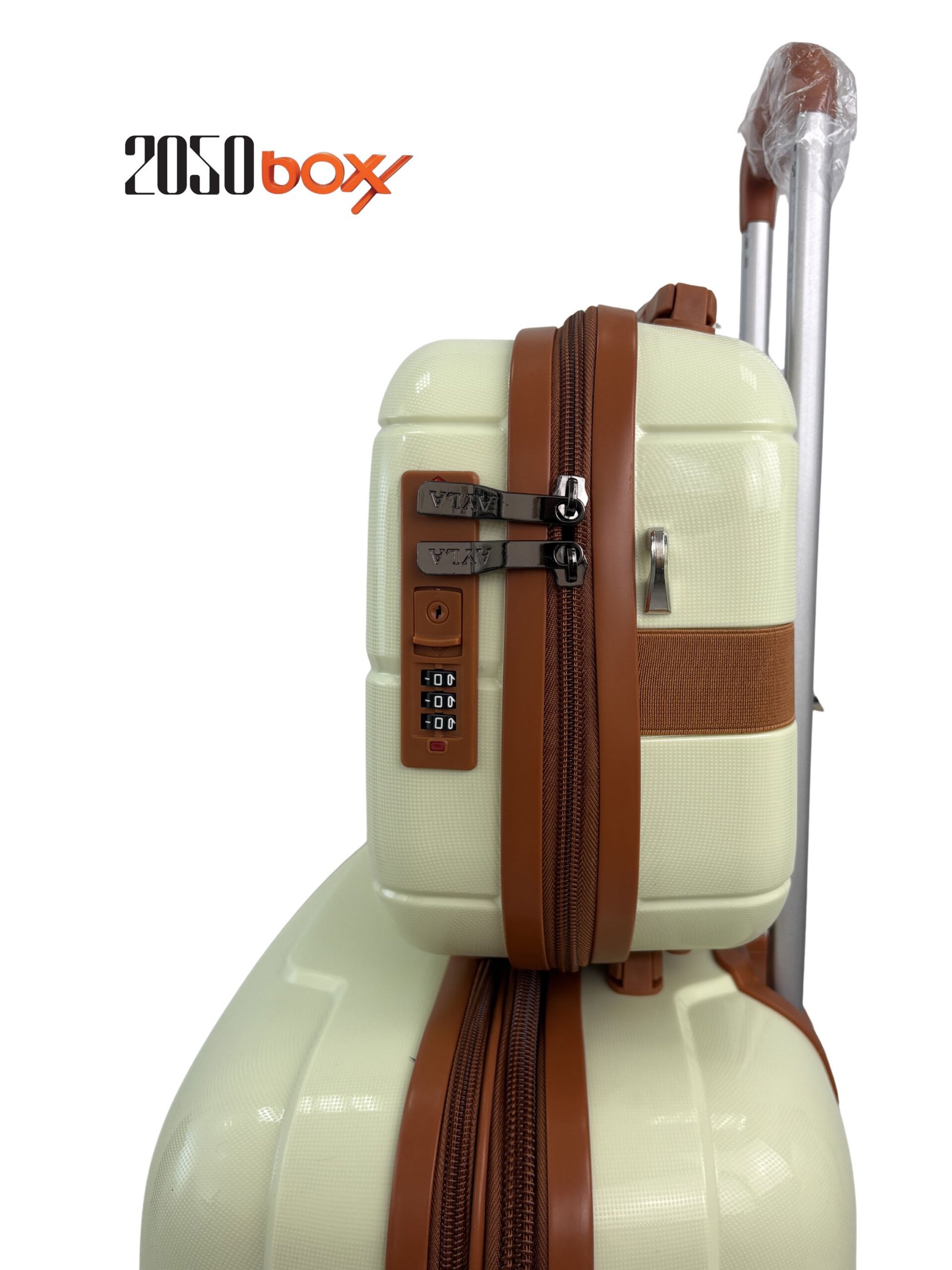 5-2 AYLA Shine CH3 – 5 Piece Luggage Set (Ivory Edition) - Image 3