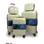 AYLA Shine CH3 – 5 Piece Luggage Set (Ivory Edition)