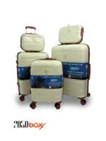 AYLA Shine CH3 – 5 Piece Luggage Set (Ivory Edition)